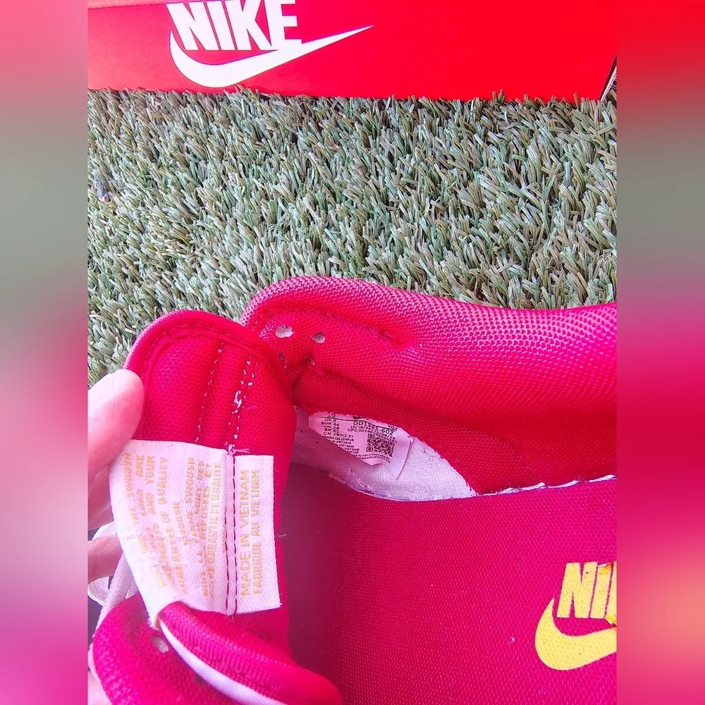 Nike Red and White Sneakers